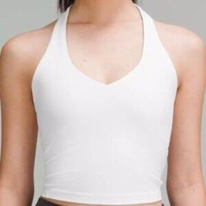 Lululemon, Size 10, White Lululemon Align™ Halter Tank Top